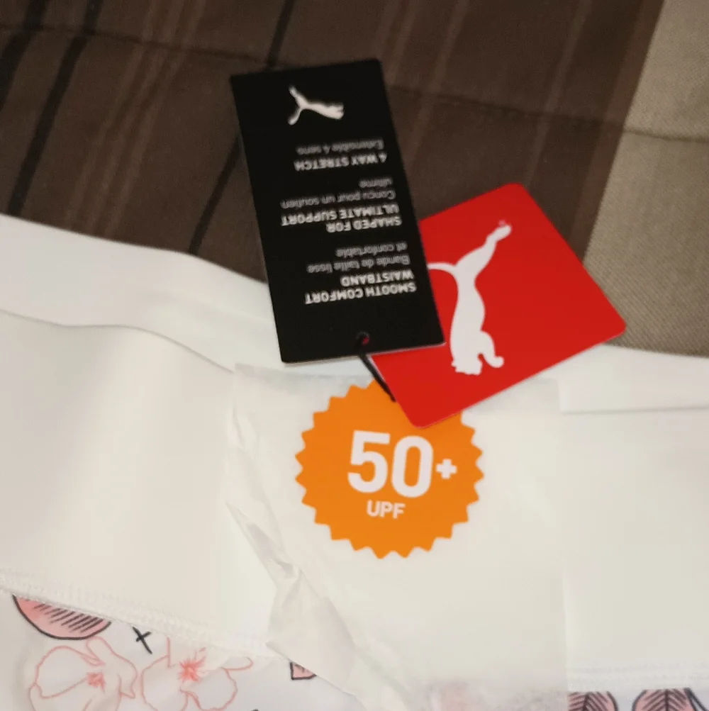 Puma White and Pink Floral Golf Skort XL/L - Picture 5 of 14